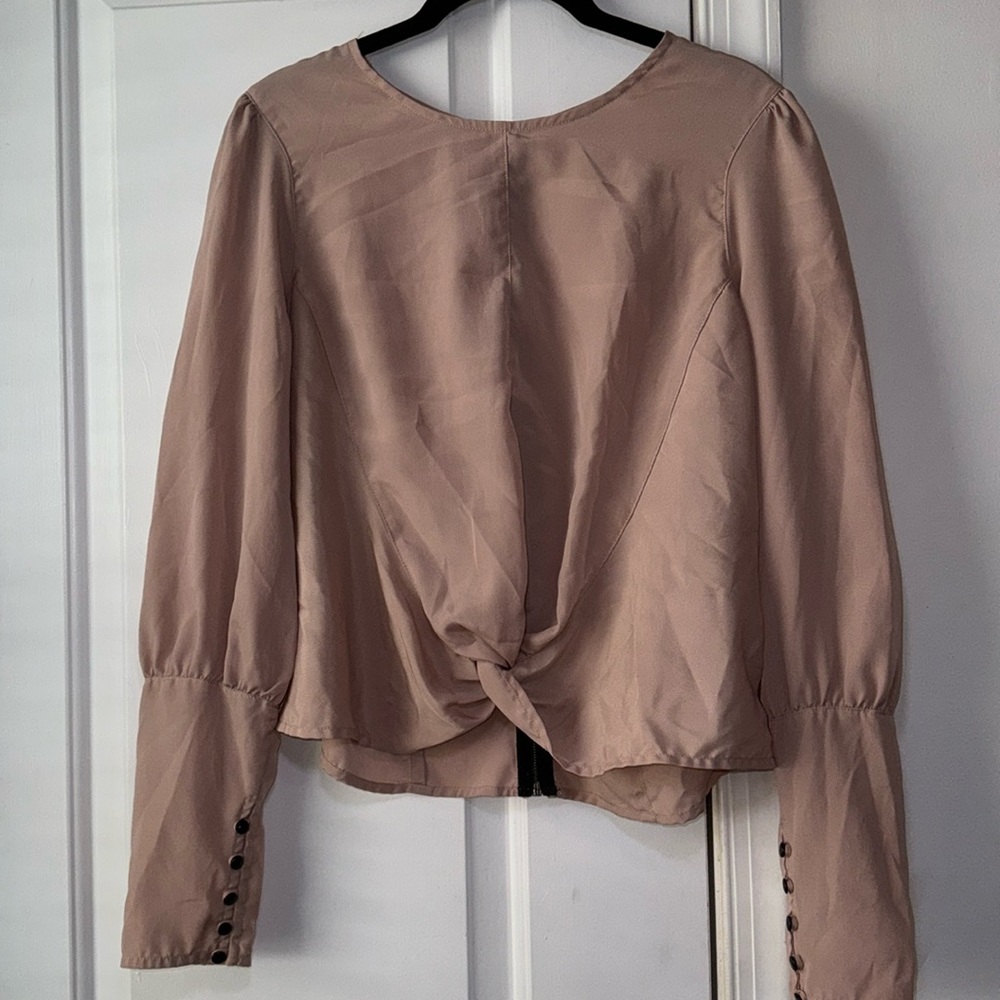 Long sleeve Back Zip Too